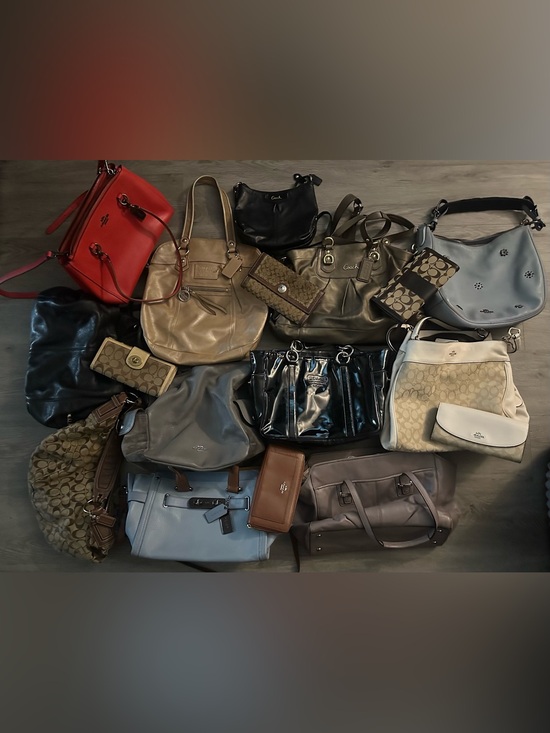 Coach Handbags - 16 Authentic Coach Bags & Wallets Reseller Lot | Leather,Signature,Modern Styles